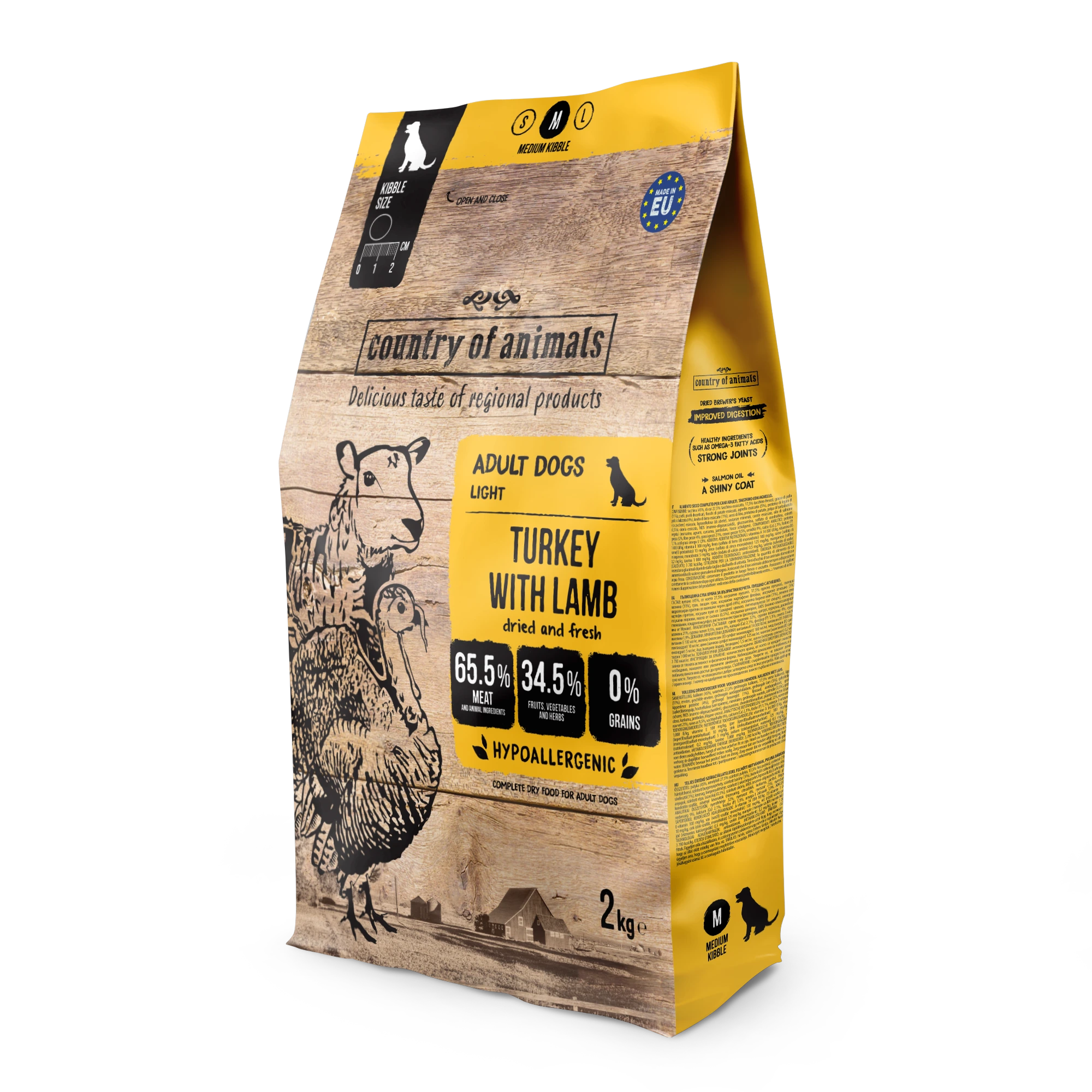 Country of Animals Puran z jagnjetino 2 kg