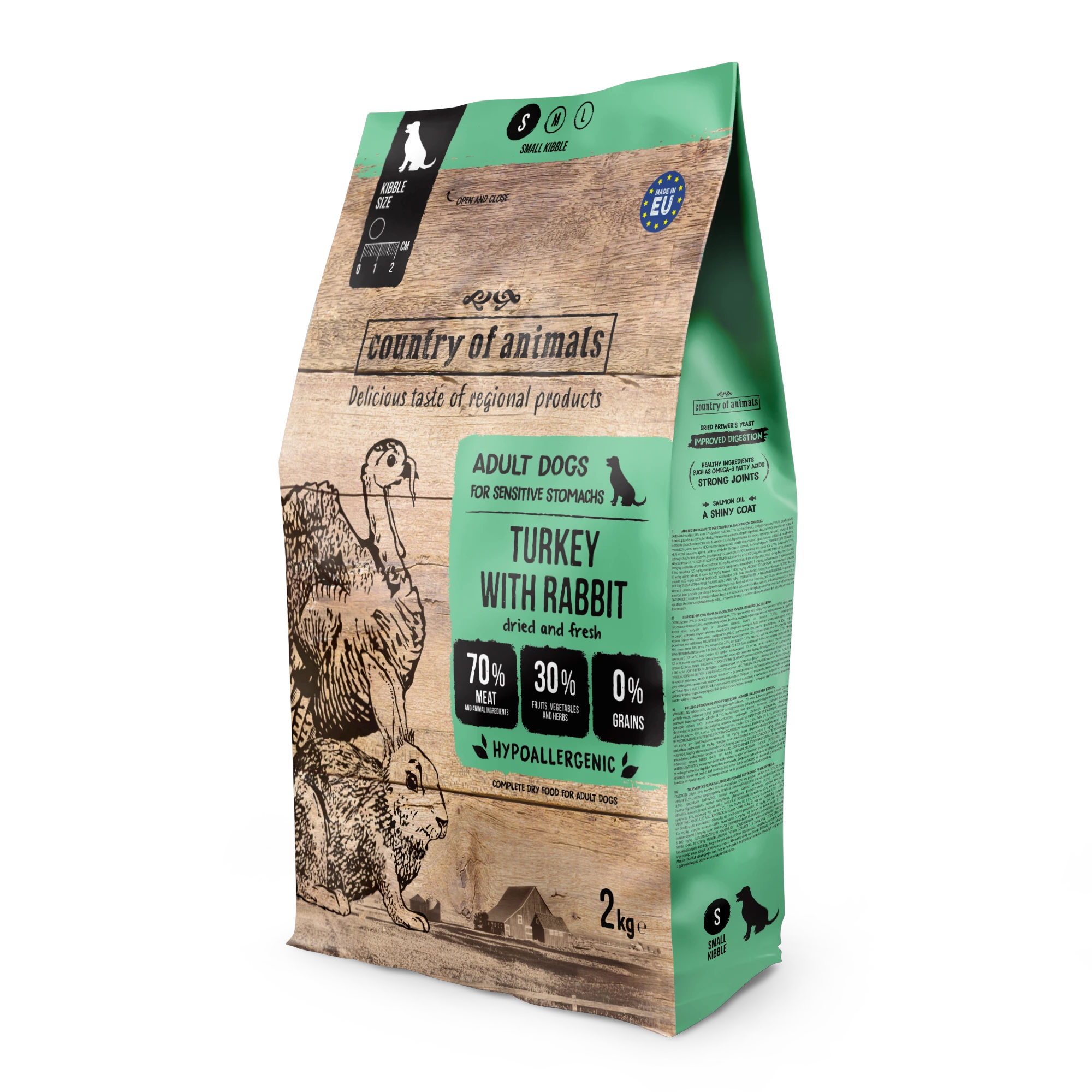 Country of Animals Puran z zajcem2 kg