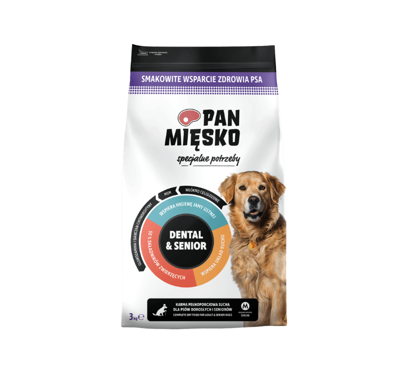 Dental & Senior suha hrana za starejše pse