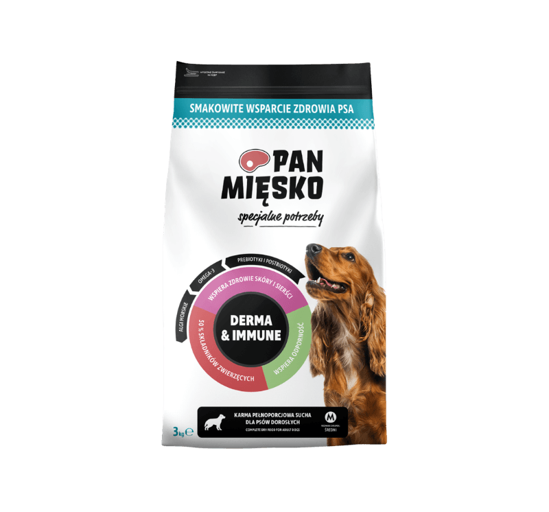 Derma & Immune | suha hrana za pse z občutljivo kožo