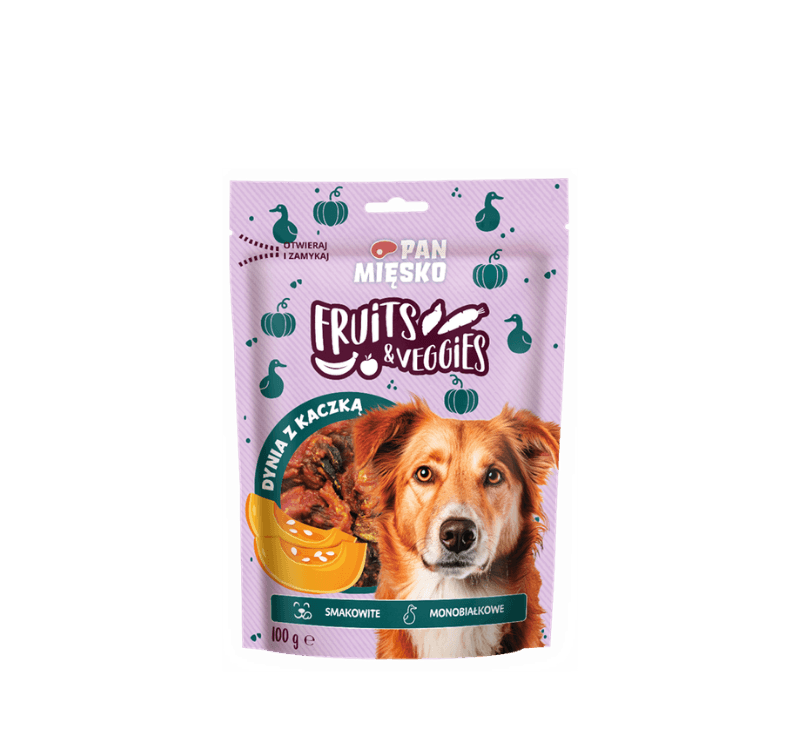 Buča z raco monoproteinski priboljški za pse