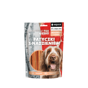 Govedina & losos – polnjene palčke | mesni priboljški za pse