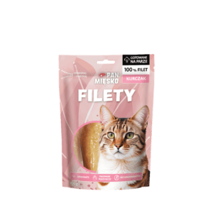 Piščančji fileji monoproteinski mesni priboljški za mačke