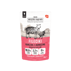 Piščančji file z jagnjetino hipoalergena pašteta za odrasle mačke