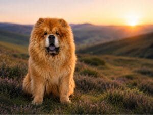 Odrasel chow chow v naravi – Premil Sunrise hrana za odrasle in starejše pse