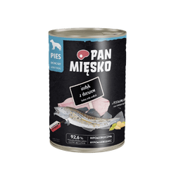 mokra hrana za pse s puranom in trsko