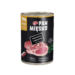 mokra hrana za pse z jagnjetino in svinjino