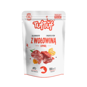 Govedina z bučo mesna pašteta za odrasle pse